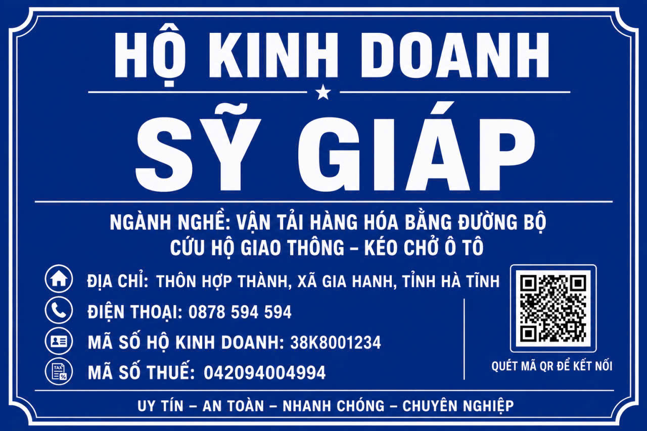 Hộ kinh doanh Nguyễn Sỹ Giáp